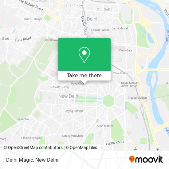 Delhi Magic map