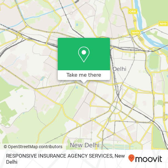 RESPONSIVE INSURANCE AGENCY SERVICES map