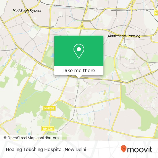 Healing Touching Hospital map