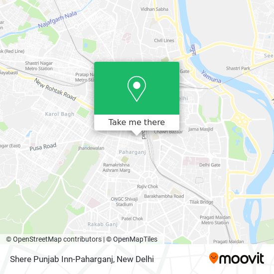 Shere Punjab Inn-Paharganj map