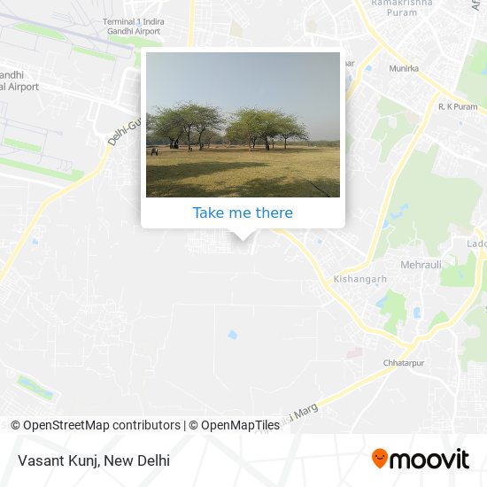 Vasant Kunj map