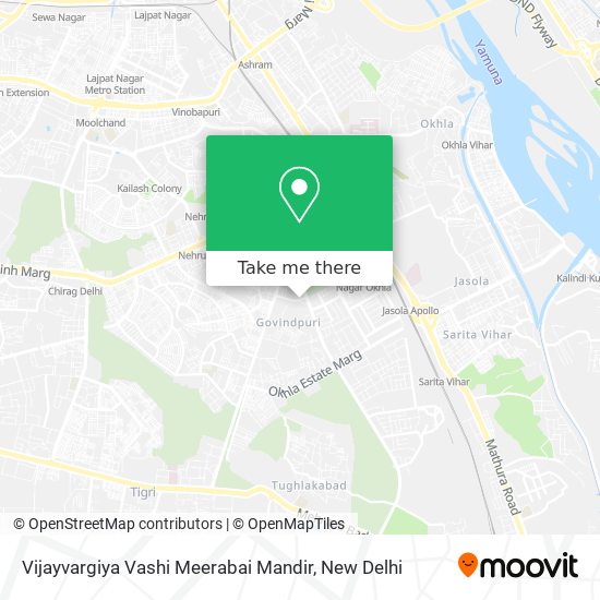 How To Get To Vijayvargiya Vashi Meerabai Mandir In Delhi By Bus Or Metro
