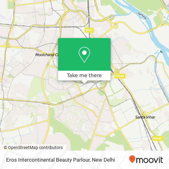 Eros Intercontinental Beauty Parlour map