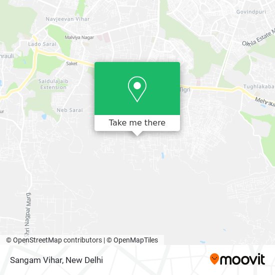 Sangam Vihar map