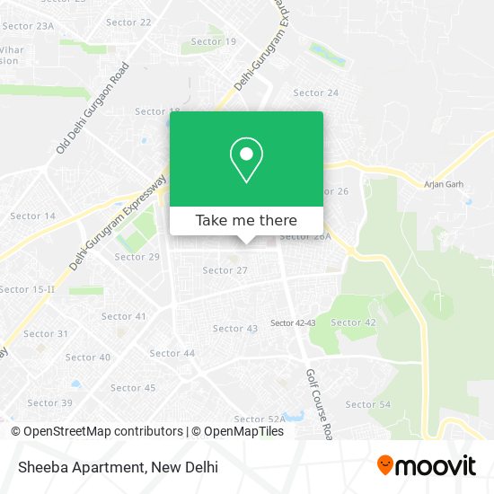 Sheeba Apartment map