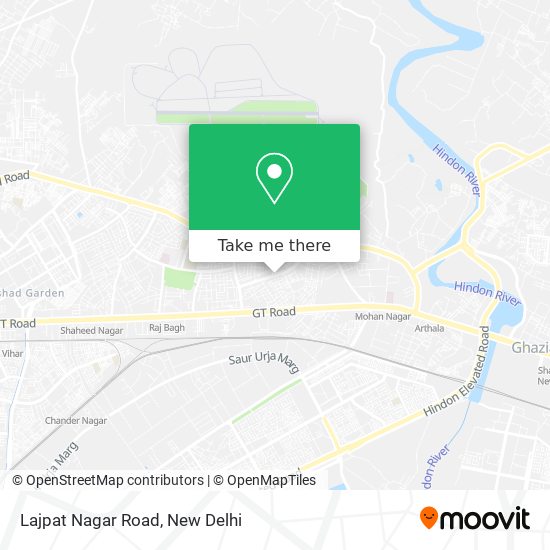 Lajpat Nagar Road map