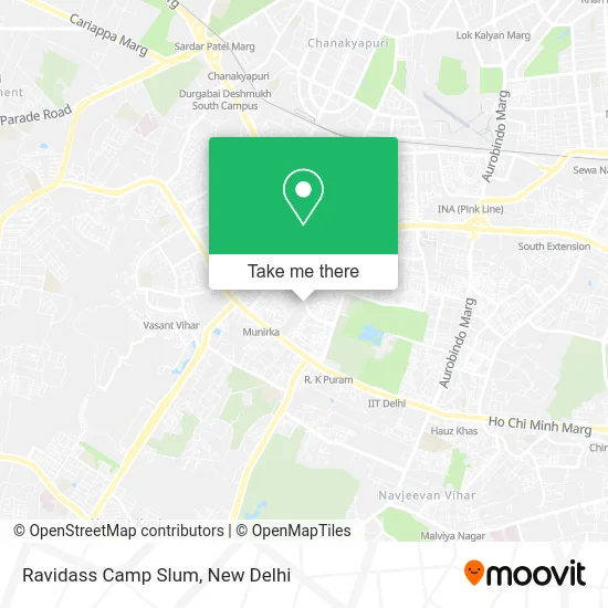 Ravidass Camp Slum map