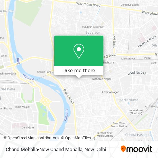 Chand Mohalla-New Chand Mohalla map