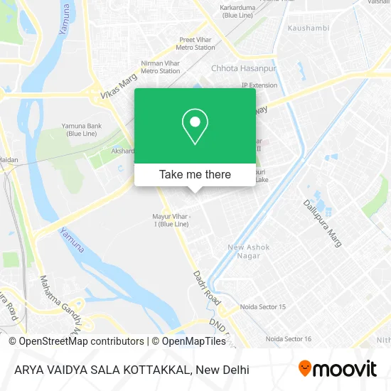 ARYA VAIDYA SALA KOTTAKKAL map