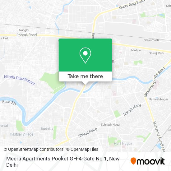 Meera Apartments Pocket GH-4-Gate No 1 map