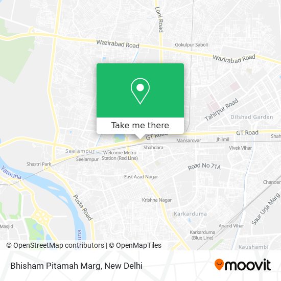 Bhisham Pitamah Marg map