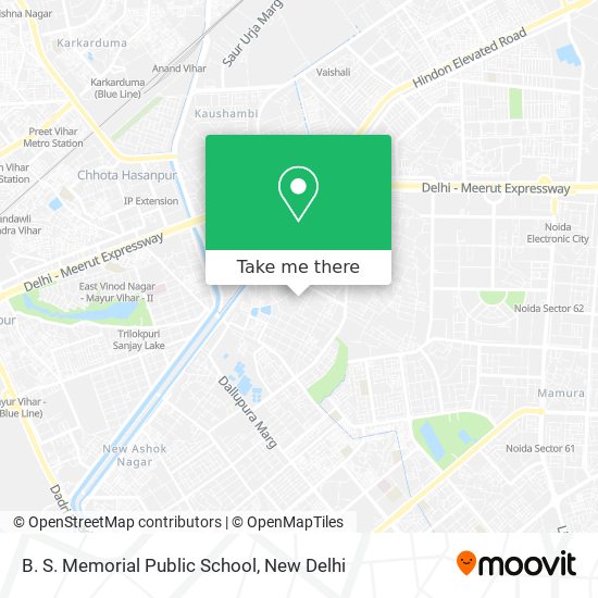 B. S. Memorial Public School map