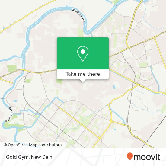 Gold Gym map