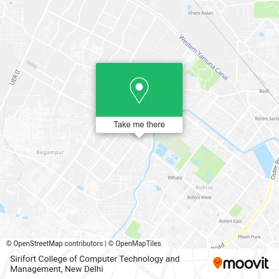 Sirifort College of Computer Technology and Management map