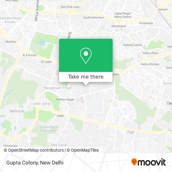 Gupta Colony map