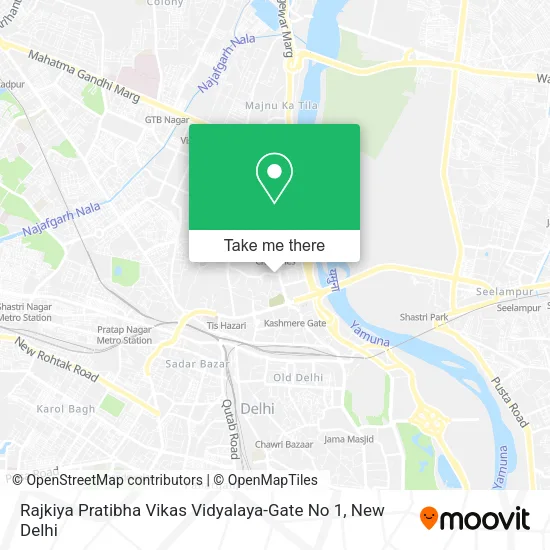 Rajkiya Pratibha Vikas Vidyalaya-Gate No 1 map
