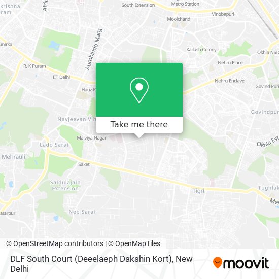 DLF South Court (Deeelaeph Dakshin Kort) map