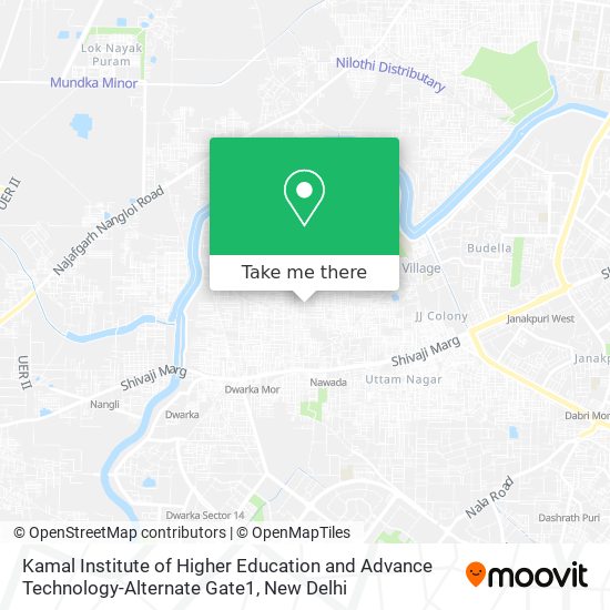 Kamal Institute of Higher Education and Advance Technology-Alternate Gate1 map