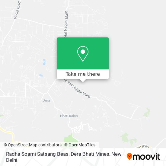 Radha Soami Satsang Beas, Dera Bhati Mines map