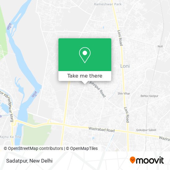 Sadatpur map