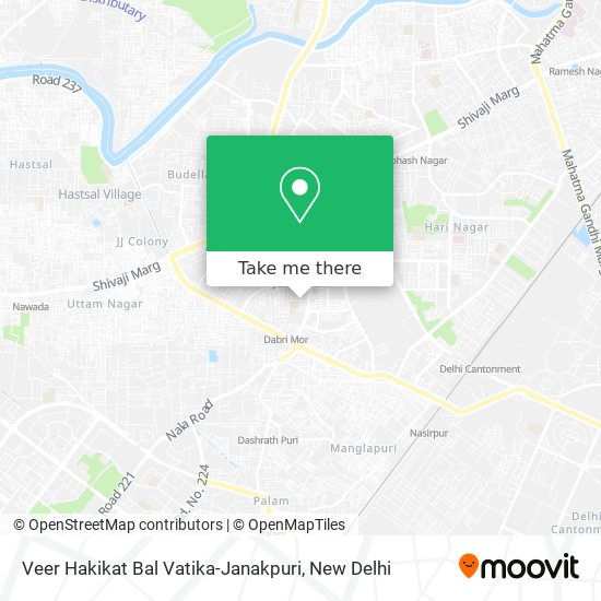 Veer Hakikat Bal Vatika-Janakpuri map