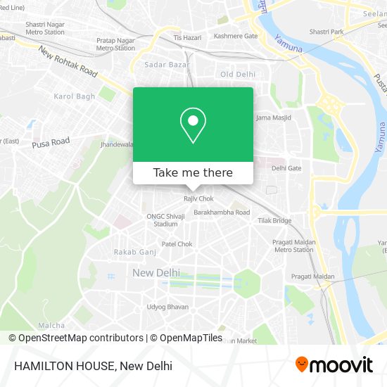 HAMILTON HOUSE map