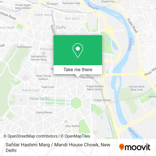 Safdar Hashmi Marg / Mandi House Chowk map