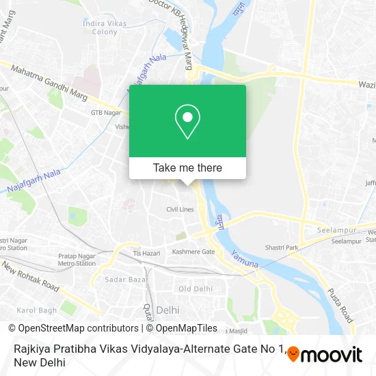 Rajkiya Pratibha Vikas Vidyalaya-Alternate Gate No 1 map