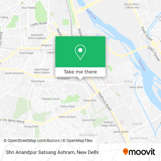 Shri Anandpur Satsang Ashram map