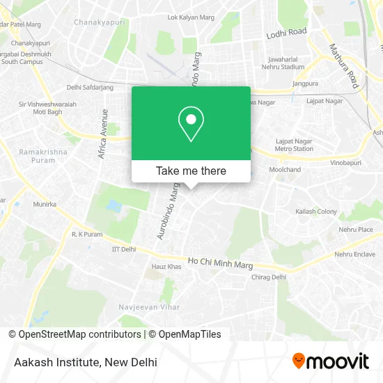 Aakash Institute map