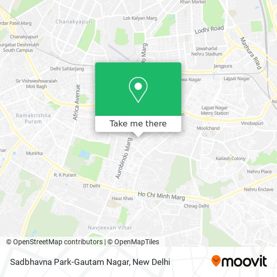 Sadbhavna Park-Gautam Nagar map