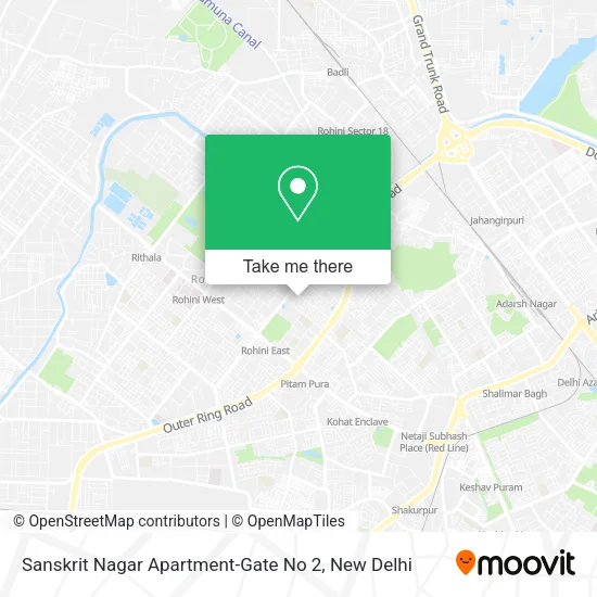 Sanskrit Nagar Apartment-Gate No 2 map