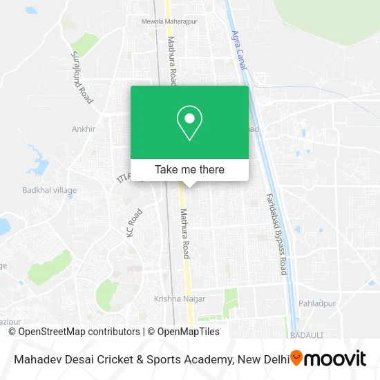 Mahadev Desai Cricket & Sports Academy map