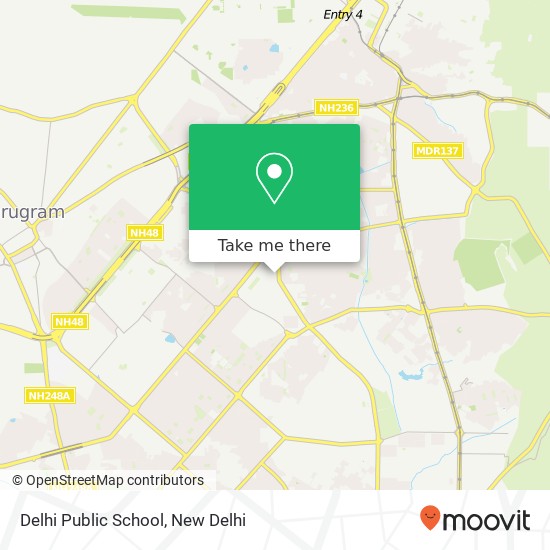 Delhi Public School map