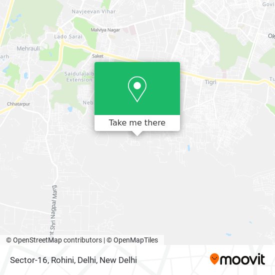 Sector-16, Rohini, Delhi map