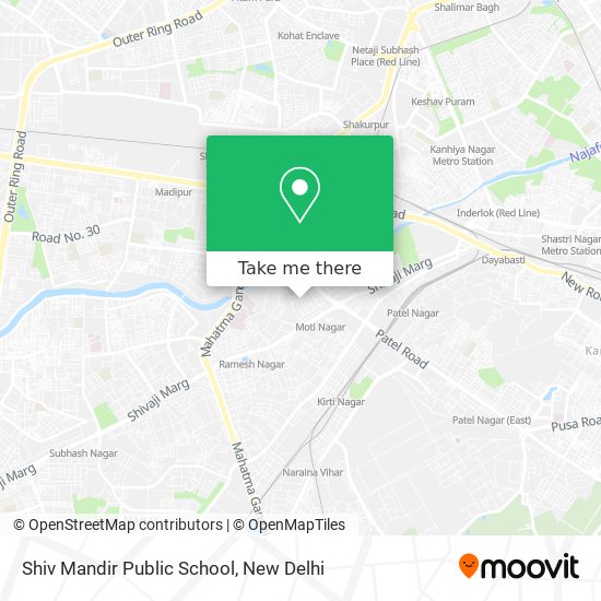 Shiv Mandir Public School map