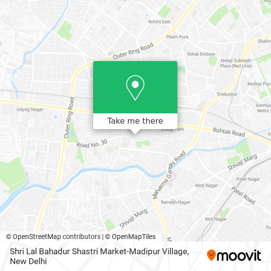 Shri Lal Bahadur Shastri Market-Madipur Village map