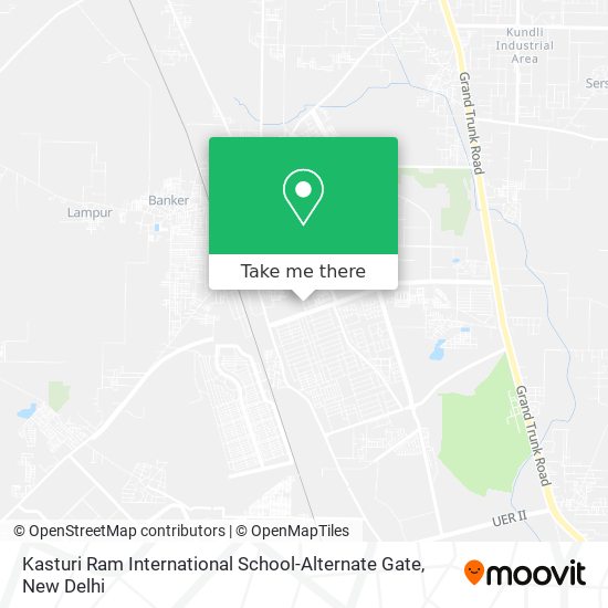 Kasturi Ram International School-Alternate Gate map