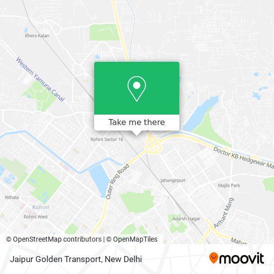 Jaipur Golden Transport map