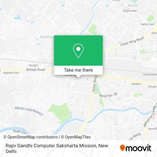 Rajiv Gandhi Computer Saksharta Mission map