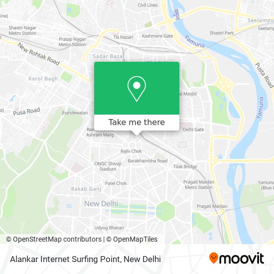 Alankar Internet Surfing Point map