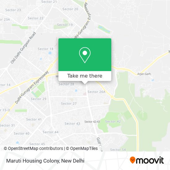 Maruti Housing Colony map