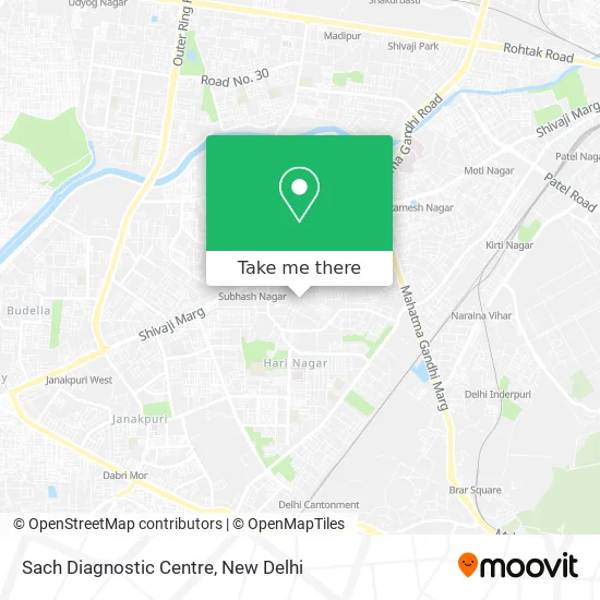 Sach Diagnostic Centre map
