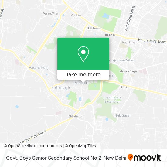 Govt. Boys Senior Secondary School No 2 map