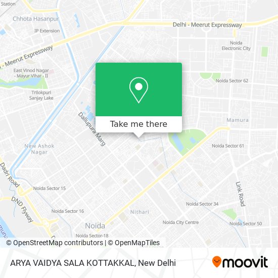 ARYA VAIDYA SALA KOTTAKKAL map