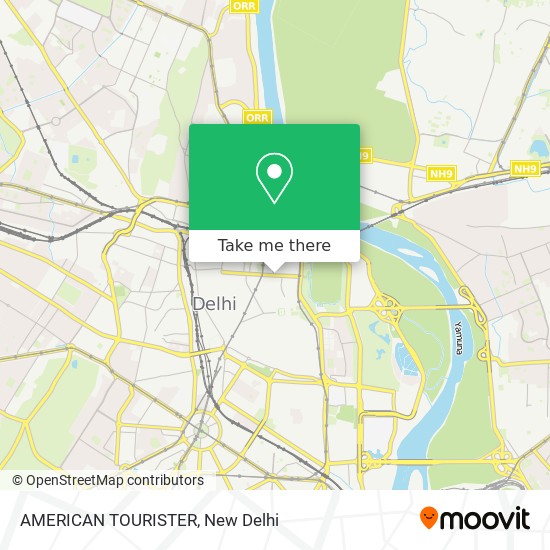 AMERICAN TOURISTER map