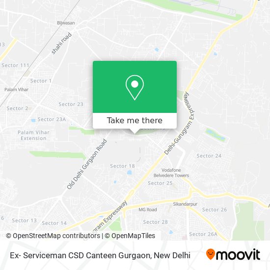 Ex- Serviceman CSD Canteen Gurgaon map