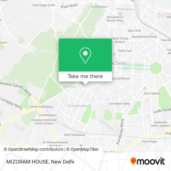 MIZORAM HOUSE map