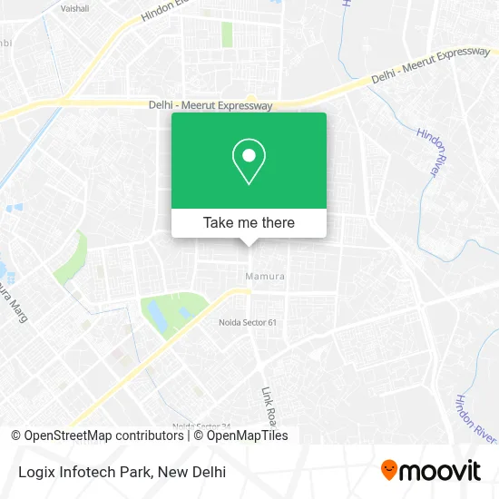 Logix Infotech Park map