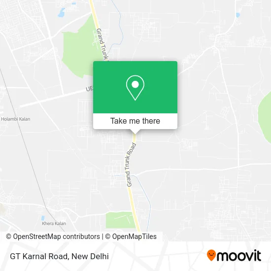 GT Karnal Road map